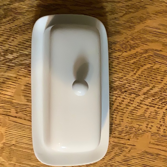 CORDIN BLEU White Ceramic Butter Dish - Picture 6 of 8